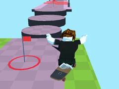 Oyun Obby: Skateboard Race