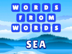 Oyun Words from words: Sea