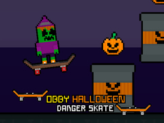 Oyun Obby Halloween Danger Skate