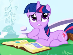 Oyun Jigsaw Puzzle: Studious Twilight Sparkle
