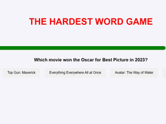 Oyun The Hardest Word Game