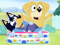 Oyun Jigsaw Puzzle: Bluey Dad Baby