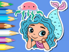 Oyun Coloring Book: Jellyfish Mermaid