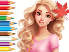Oyun Coloring Book: Barbie Autumn Tale