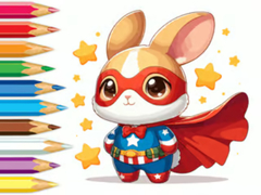 Oyun Coloring Book: Super Rabbit