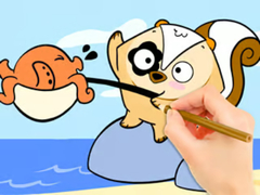 Oyun Coloring Book: Fishing Surprise