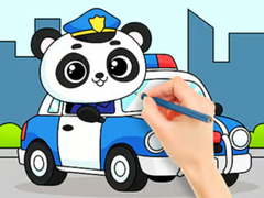 Oyun Coloring Book: Police Panda