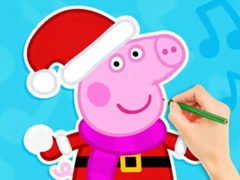 Oyun Coloring Book: Peppa Pig Snowman