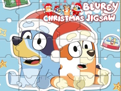 Oyun Bluey Christmas Jigsaw