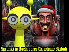Oyun Sprunki in Backrooms Christmas Skibidi 