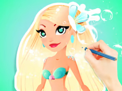 Oyun Coloring Book: Aqua Mermaid