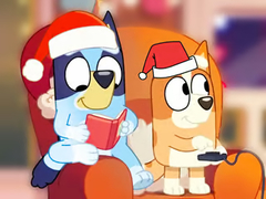 Oyun Jigsaw Puzzle: Bluey Christmas Party