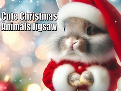 Oyun Cute Christmas Animals Jigsaw