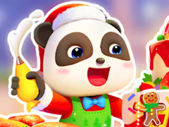 Oyun Jigsaw Puzzle: Baby Panda Christmas Chef