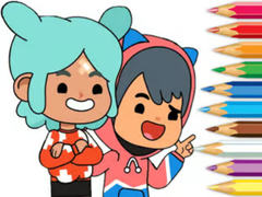 Oyun Coloring Book: Toca Boca Friends