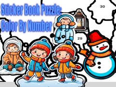 Oyun Sticker Book Puzzle: Color By Number