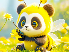 Oyun Jigsaw Puzzle: Panda Bee