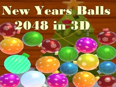Oyun New Years Balls 2048 in 3D