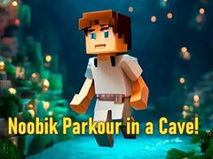 Oyun Noobik Parkour in a Cave!