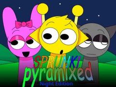 Oyun Sprunki Pyramixed: Night Edition