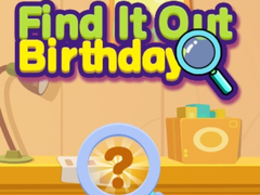 Oyun Find It Out Birthday