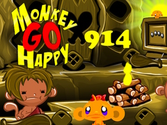 Oyun Monkey Go Happy Stage 914
