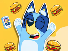 Oyun Jigsaw Puzzle: Burger Dog Bluey