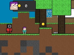 Oyun Squid Escape But Blockworld