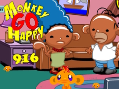Oyun Monkey Go Happy Stage 916