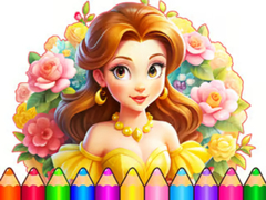 Oyun Coloring Book: Flower Dress Up