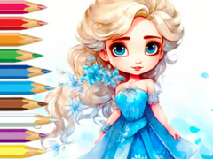 Oyun Coloring Book: Frozen Princess