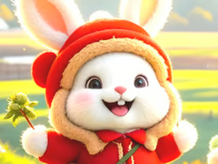 Oyun Jigsaw Puzzle: Hiking Bunny