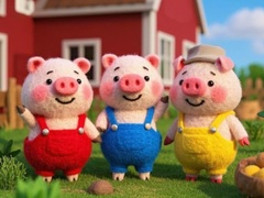 Oyun Find The Differences: The 3 Little Pigs