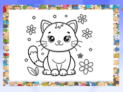 Oyun Beautiful Cats Coloring Book