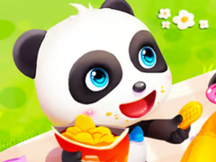 Oyun Jigsaw Puzzle: Baby Panda Spring Picnic