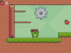 Oyun Green Ninja Collects Apples