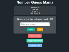Oyun Number Guess Mania