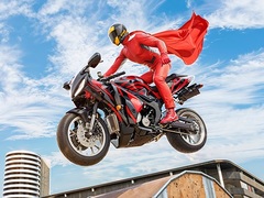 Oyun Real Motorbike Super Hero Stunt 3D