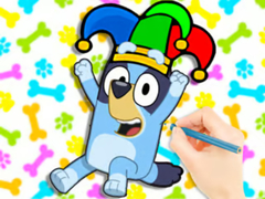 Oyun Coloring Book: Clown Bluey