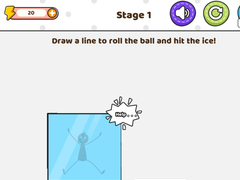 Oyun Save The Stick Draw Line