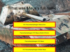 Oyun Tank Quiz: Maus