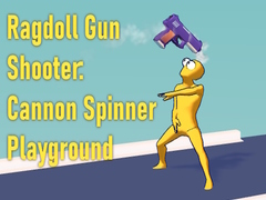 Oyun Ragdoll Gun Shooter: Cannon Spinner Playground