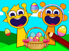 Oyun Coloring Book: Sprunki Incredibox Easter