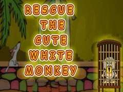 Oyun Rescue the Cute White Monkey