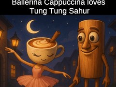 Oyun Ballerina Cappuccina loves Tung Tung Sahur