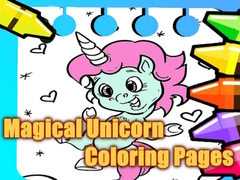 Oyun Magical Unicorn Coloring Pages