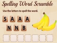 Oyun Spelling Word Scramble