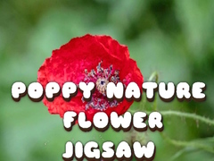 Oyun Poppy Nature Flower Jigsaw