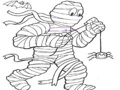 Oyun Mummy Coloring Book