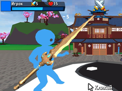 Oyun Obby Stickman  On Swords